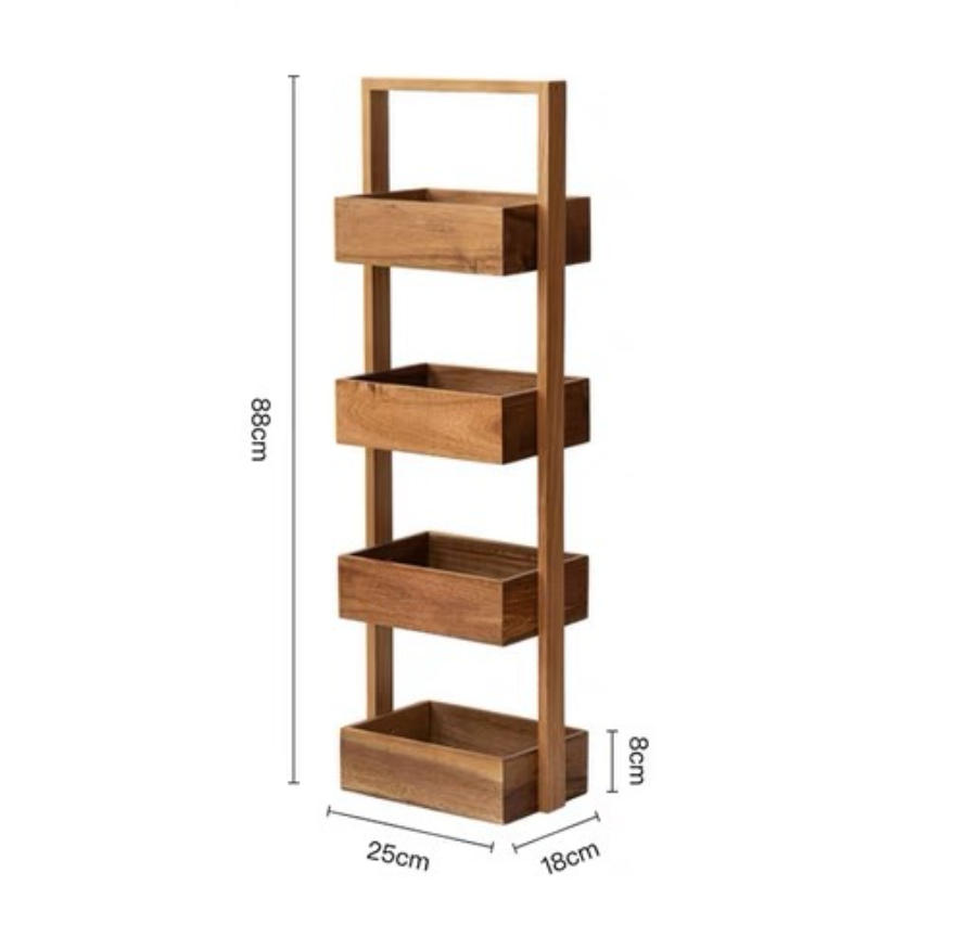 Bathroom wooden shelf M5 - Image 3