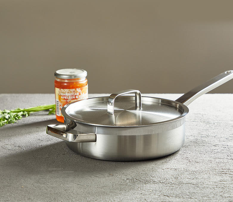 Three-layer stainless steel frying pan J4 - Image 4