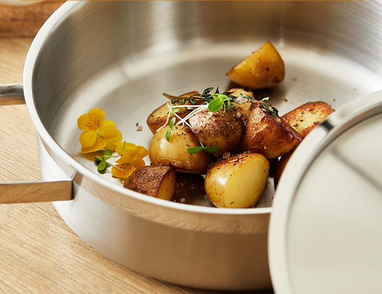 Three-layer stainless steel frying pan J4 - Image 3