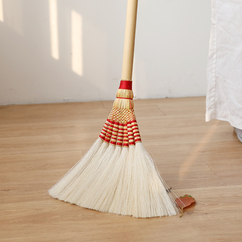 Handmade linen broom J4 - Image 4