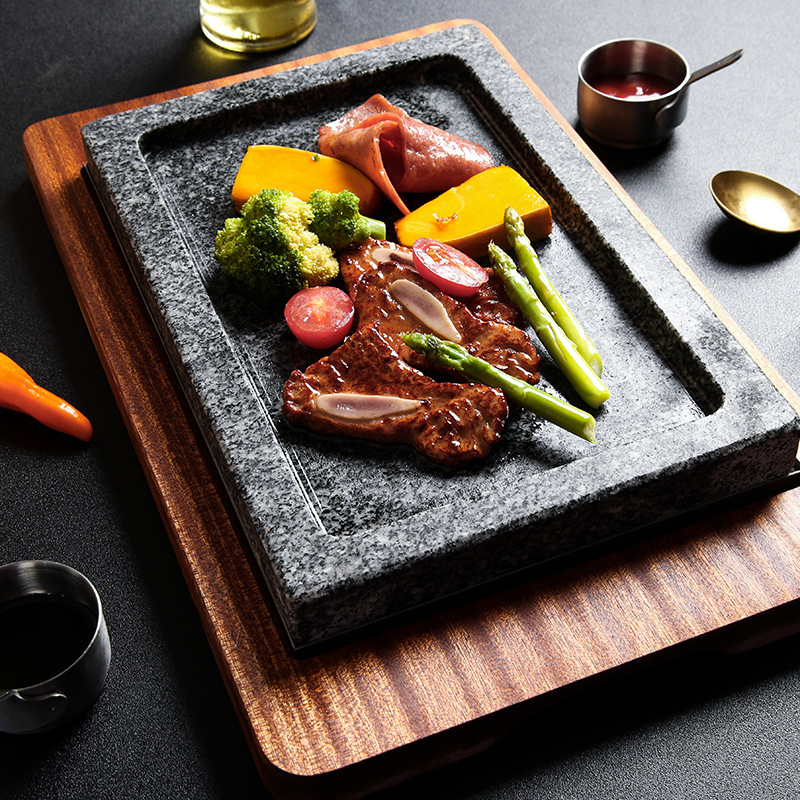 Stone slab barbecue plate J5 - Image 4