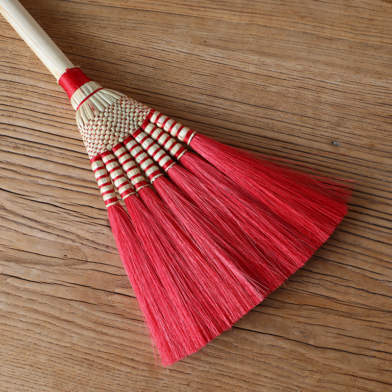 Handmade linen broom J4 - Image 3
